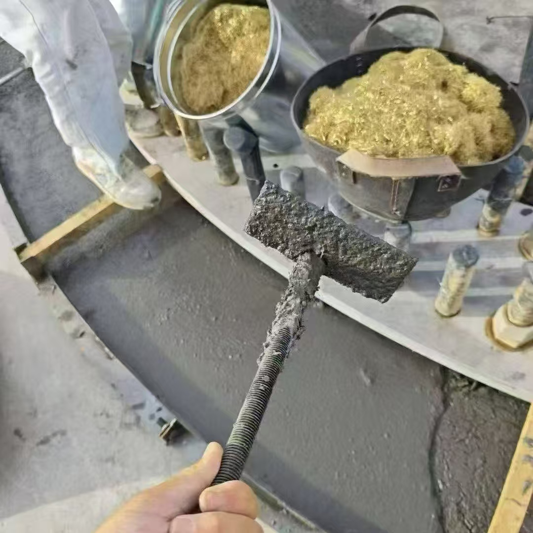 双峰C120钢纤维高强无收灌浆料 轧机压缩机汽轮机发电机锻压设备底座灌浆材料